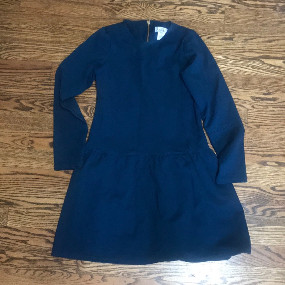 Gabby ls peacock knit dress